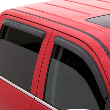 AUTO VENTSHADE 19-C SILVEARDO/SIERRA 1500 EXTENDED CAB SMOKE 4 PC VENTVISOR OUTSIDE M 94804